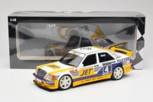 Mercedes 190E 2.5-16 EVO 1 W201 Team MS-Jet #4 R. Asch DTM 1989 Minichamps 1:18 155893604 Metal - imagem 6 de 6