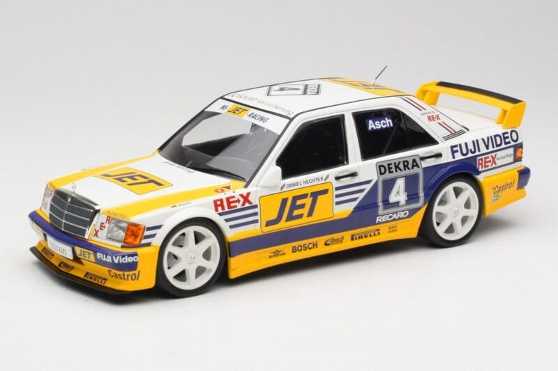 Mercedes 190E 2.5-16 EVO 1 W201 Team MS-Jet #4 R. Asch DTM 1989 Minichamps 1:18 155893604 Metal