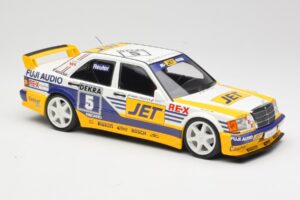 Mercedes 190E 2.5-16 EVO 1 W201 Team MS-Jet #5 M. Reuter DTM 1989 Minichamps 1:18 155893605 Metal - imagem 4 de 6