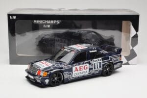 Mercedes 190E 2.5-16 EVO 1 W201 Team Snobeck #11 D. Snobeck DTM 1989 Minichamps 1:18 155893611 Metal - imagem 6 de 6