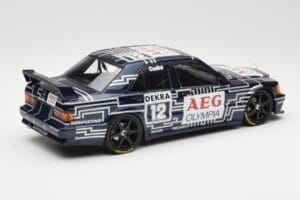 Mercedes 190E 2.5-16 EVO 1 W201 Team Snobeck #12 A. Cudini DTM 1989 Minichamps 1:18 155893612 Metal - imagem 2 de 6