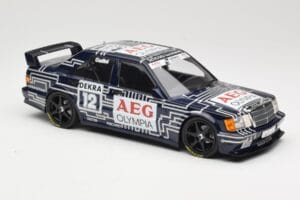 Mercedes 190E 2.5-16 EVO 1 W201 Team Snobeck #12 A. Cudini DTM 1989 Minichamps 1:18 155893612 Metal - imagem 4 de 6