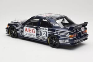 Mercedes 190E 2.5-16 EVO 1 W201 Team Snobeck #12 A. Cudini DTM 1989 Minichamps 1:18 155893612 Metal - imagem 5 de 6