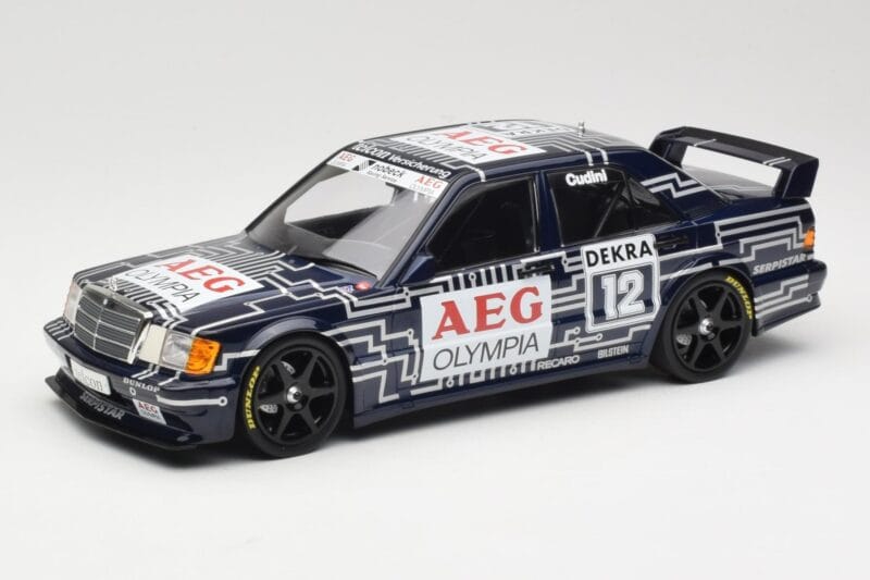 Mercedes 190E 2.5-16 EVO 1 W201 Team Snobeck #12 A. Cudini DTM 1989 Minichamps 1:18 155893612 Metal