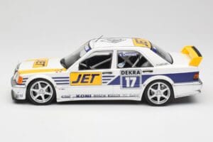 Mercedes 190E 2.5-16 EVO I W201 #17 Team MS-Jet J. van Ommen DTM 1990 Minichamps 1:18 155903617 Metal - imagem 5 de 6
