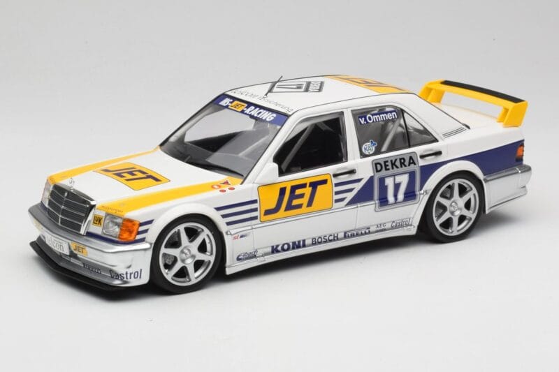 Mercedes 190E 2.5-16 EVO I W201 #17 Team MS-Jet J. van Ommen DTM 1990 Minichamps 1:18 155903617 Metal