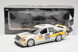 Mercedes 190E 2.5-16 EVO I W201 #60 Team AMG Mercedes K. Wendlinger DTM 1990 Minichamps 1:18 155903660 Metal - imagem 6 de 6