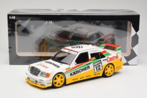Mercedes 190E 2.5-16 EVO II W201 #12 Team Mass Schons J. van Ommen DTM 1992 Minichamps 1:18 155923612 Metal - imagem 6 de 6
