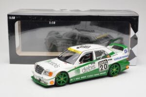 Mercedes 190E 2.5-16 EVO II W201 #20 Team Zakspeed M. Schumacher DTM 1991 Minichamps 1:18 155913620 Metal - imagem 6 de 6