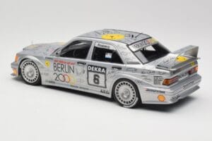 Mercedes 190E 2.5-16 EVO II W201 #6 Team AMG Mercedes K. Rosberg DTM 1992 Minichamps 1:18 155923606 Metal - imagem 4 de 6