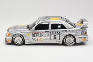 Mercedes 190E 2.5-16 EVO II W201 #6 Team AMG Mercedes K. Rosberg DTM 1992 Minichamps 1:18 155923606 Metal - imagem 5 de 6