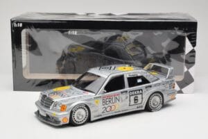 Mercedes 190E 2.5-16 EVO II W201 #6 Team AMG Mercedes K. Rosberg DTM 1992 Minichamps 1:18 155923606 Metal - imagem 6 de 6