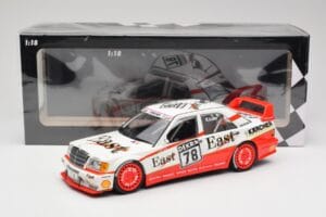 Mercedes 190E 2.5-16 EVO II W201 #78 Team AMG E. Lohr DTM 1991 Minichamps 1:18 155913678 Metal - imagem 6 de 6