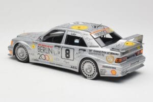 Mercedes 190E 2.5-16 EVO II W201 #8 Zung Fu E. Lohr Guia Race Macau 1992 Minichamps 1:18 155923608 Metal - imagem 4 de 6