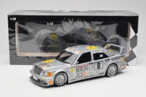 Mercedes 190E 2.5-16 EVO II W201 #8 Zung Fu E. Lohr Guia Race Macau 1992 Minichamps 1:18 155923608 Metal - imagem 6 de 6