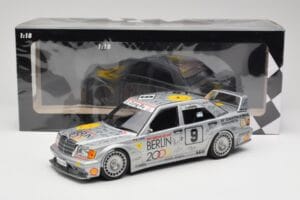 Mercedes 190E 2.5-16 EVO II W201 #9 Zung Fu K. Ludwig Guia Race Macau 1992 Minichamps 1:18 155923609 Metal - imagem 6 de 6