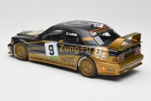 Mercedes 190E 2.5-16 EVO II W201 #9 Zung Fu K. Ludwig Guia Race Macau 1991 Minichamps 1:18 155913609 Metal - imagem 4 de 6