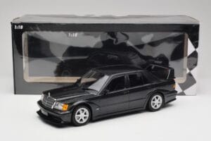 Mercedes 190E W201 2.5-16 EVO 2 Preto Metallic Minichamps 1:18 155036100 Metal - imagem 6 de 6