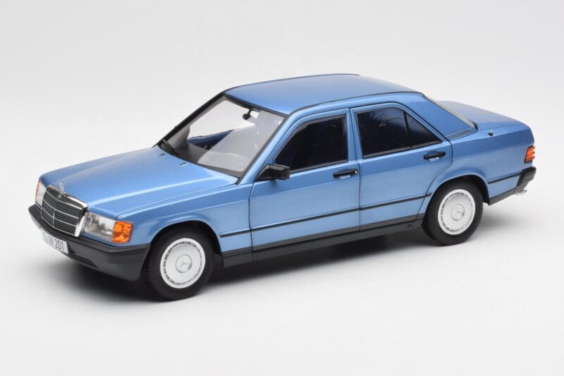 Mercedes 190E W201 Diamond Azul Edição Dealer Norev 1:18 B66040661 Metal