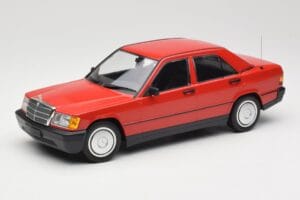 Mercedes 190E W201 Vermelho Minichamps 1:18 155037000 Metal