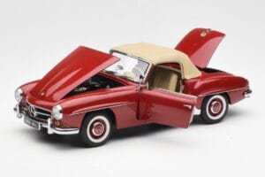 Mercedes 190SL W198 Vermelho AUTOart 1:18 76116 Metal - imagem 2 de 8