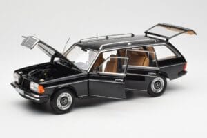 Mercedes 200 T S123 Preto Norev 1:18 183735 Metal - imagem 2 de 8