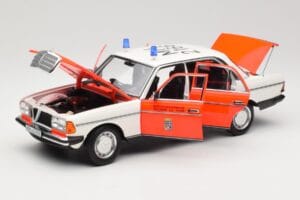 Mercedes 200 W123 Ambulância Branco Norev 1:18 183834 Metal - imagem 2 de 8