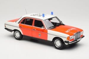 Mercedes 200 W123 Ambulância Branco Norev 1:18 183834 Metal - imagem 4 de 8