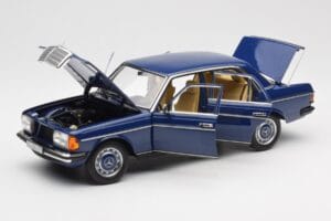 Mercedes 200 W123 Surf Azul Norev 1:18 183710 Metal - imagem 2 de 8