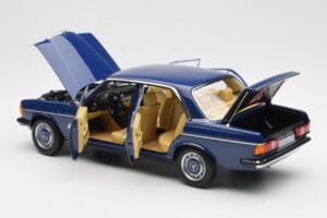 Mercedes 200 W123 Surf Azul Norev 1:18 183710 Metal - imagem 5 de 8