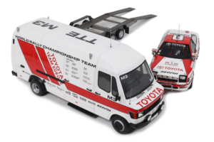 Mercedes 208D + Toyota Celica ST165 Gr.A RAC Safari 1990 Otto 1:18 OT480 Resina - imagem 2 de 4