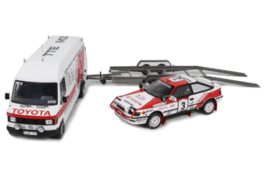 Mercedes 208D + Toyota Celica ST165 Gr.A RAC Safari 1990 Otto 1:18 OT480 Resina - imagem 3 de 4