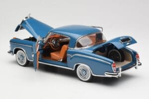 Mercedes 220 SE W128 Azul Sun Star 1:18 3561 Metal - imagem 5 de 8