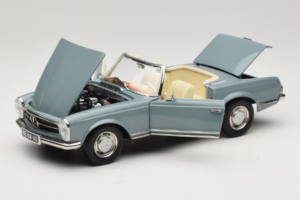 Mercedes 230 SL W113 Horizon Blue Norev 1:18 183992 Metal - imagem 2 de 9