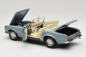 Mercedes 230 SL W113 Horizon Blue Norev 1:18 183992 Metal - imagem 6 de 9