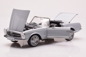 Mercedes 230 SL W113 Pagoda Cinzento Norev 1:18 183990 Metal - imagem 2 de 8