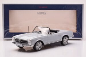 Mercedes 230 SL W113 Pagoda Cinzento Norev 1:18 183990 Metal - imagem 8 de 8