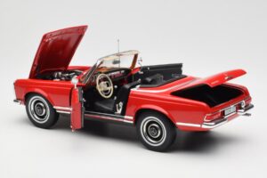 Mercedes 230 SL W113 Pagoda Vermelho Norev 1:18 B660640596 Metal - imagem 5 de 8
