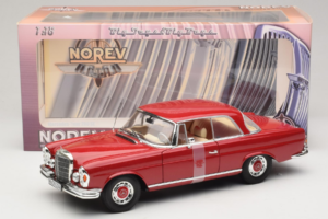 Mercedes 280 SE Coupe Vermelho Norev 1:18 183527 Metal - imagem 6 de 6