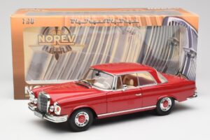 Mercedes 280 SE W108 Vermelho Norev 1:18 193527 Metal - imagem 8 de 8
