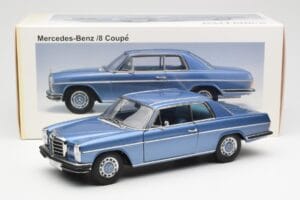 Mercedes 280C/8 W114 Coupe Azul Metallic AUTOart 1:18 76187 Metal - imagem 8 de 8