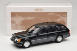 Mercedes 300 D W124 Break Preto Norev 1:18 183960 Metal - imagem 8 de 8