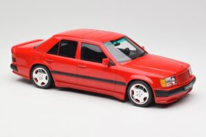 Mercedes 300E W124 6.0 AMG Signal Vermelho Otto 1:18 OT1104 Resina - imagem 4 de 6