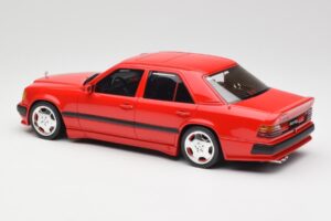 Mercedes 300E W124 6.0 AMG Signal Vermelho Otto 1:18 OT1104 Resina - imagem 5 de 6