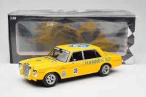 Mercedes 300 SEL 6.8 W109 #38 H. Heyer Season Finale Hockenheim 1971 Minichamps 1:18 155713438 Metal - imagem 6 de 6
