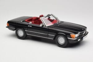 Mercedes 300 SL R107 Preto Norev 1:18 183511 Metal - imagem 6 de 8