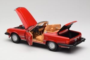 Mercedes 300 SL R107 Vermelho Norev 1:18 B66040623 Metal - imagem 5 de 8