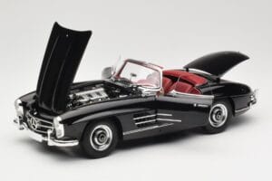 Mercedes 300 SL W198 Roadster Preto Minichamps 1:18 180039036 Metal - imagem 2 de 8