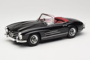 Mercedes 300 SL W198 Roadster Preto Minichamps 1:18 180039036 Metal