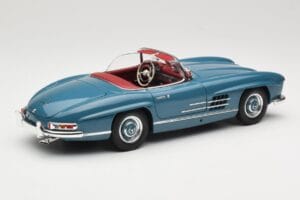 Mercedes 300 SL W198 Roadster Azul Minichamps 1:18 180039035 Metal - imagem 3 de 8